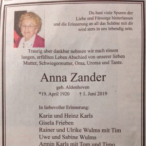 Profilbild von Anna Zander