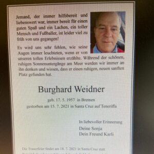 Profilbild von Burghard Weidner
